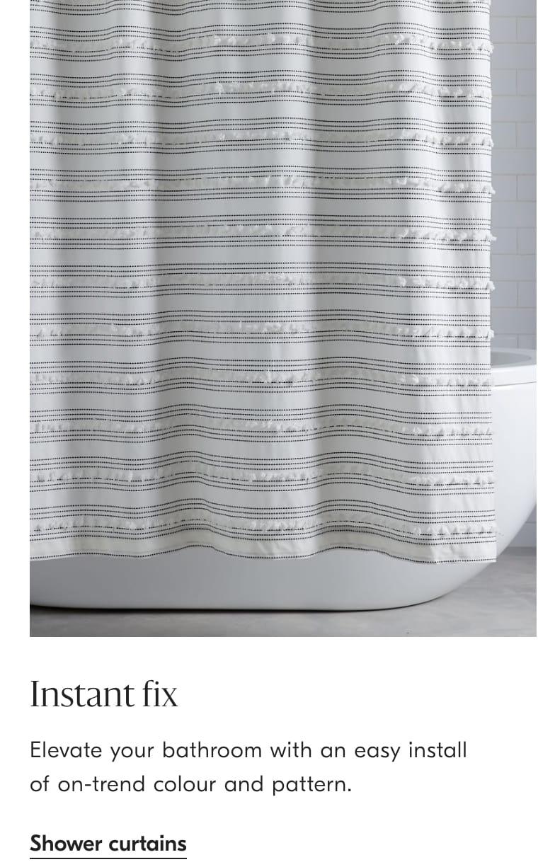 shower curtains